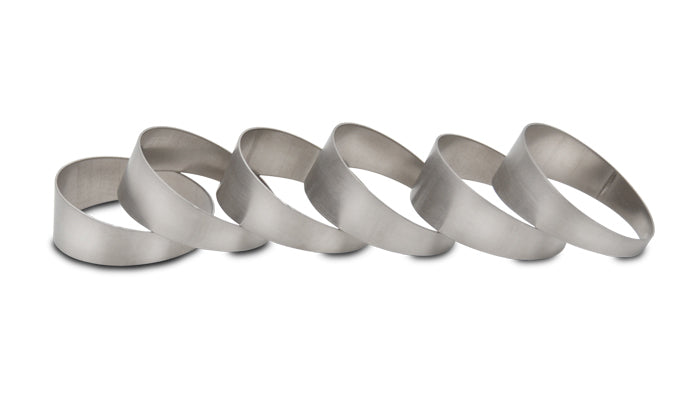 Vibrant Performance Exhaust Bend - Pie-Cuts - 90 Degree - 3 in Diameter - Titanium - Natural - Set of 6