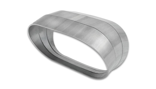 Vibrant Performance Exhaust Bend - Pie-Cuts - 45 Degree - 2.188 in H x 3.5 in W - Stainless - Natural - Set of 3