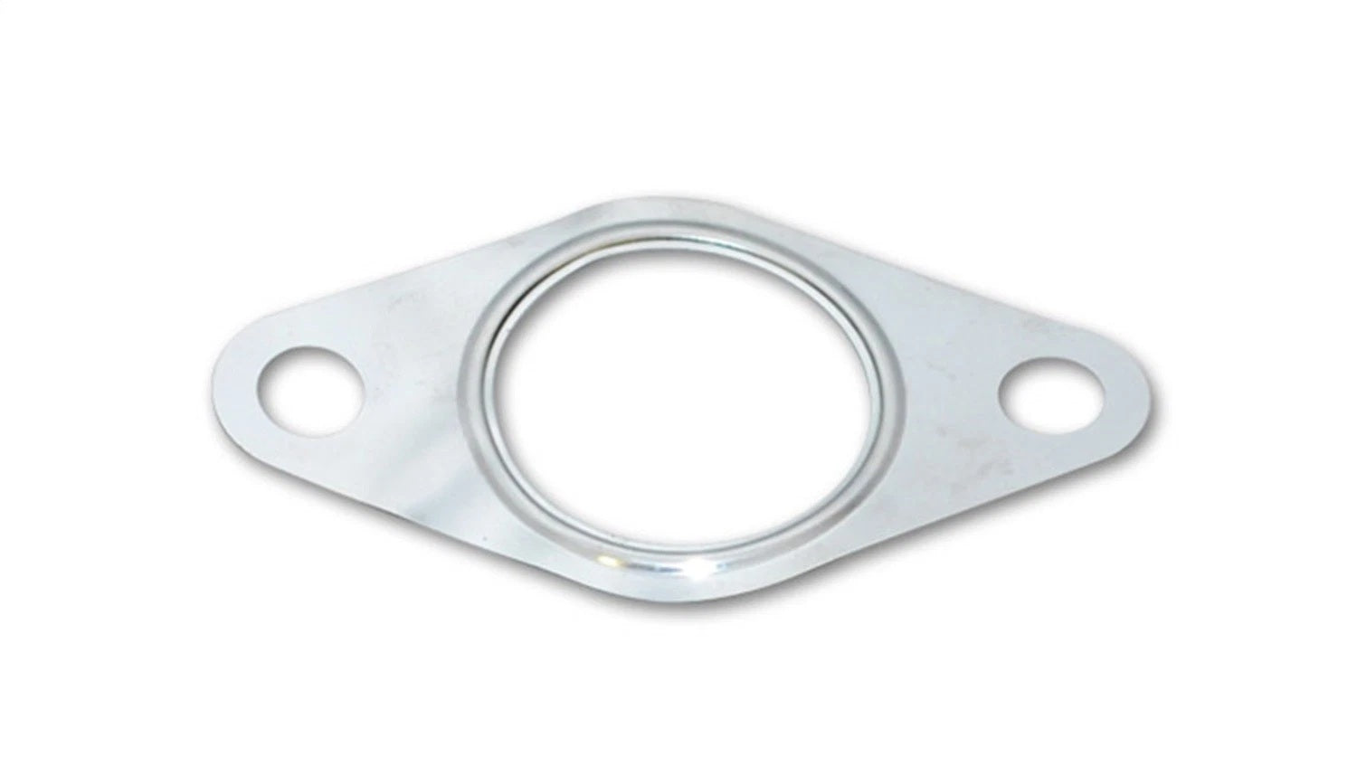Vibrant Performance Wastegate Flange Gasket - 2-Bolt - Stainless - Natural - Tial / Deltagate / Evolution / Turbosmart