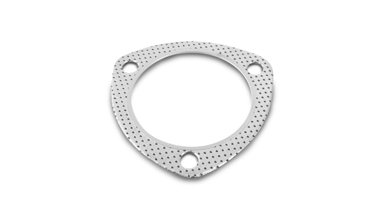 Vibrant Performance Collector Gasket - 0.07 in Thick - 2.5 in Diameter - 3-Bolt - Steel Graphite Laminate - Each