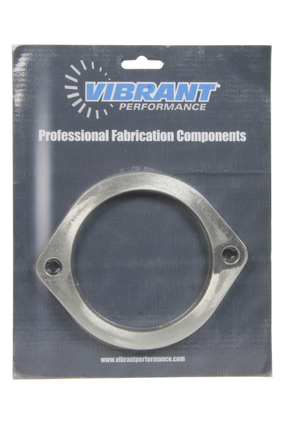 Vibrant Performance Collector Flange - 2-Bolt - 4 in ID - 0.375 in Thick - Stainless - Natural - Each