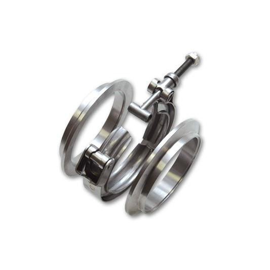 Vibrant Performance V-Band Clamp Assembly - 1.5 in OD Tubing - Stainless - Natural - Each