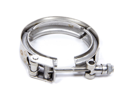 Vibrant Performance V-Band Clamp - 2.5 in V-Band Flange - Stainless - Natural - Each