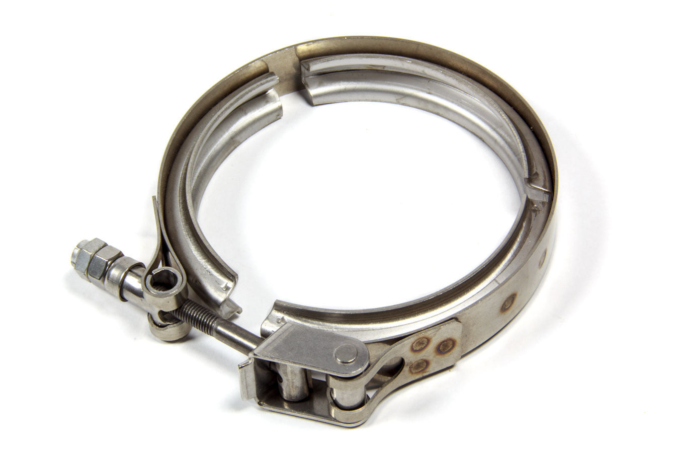 Vibrant Performance V-Band Clamp - 3.5 in V-Band Flange - Stainless - Natural - Each