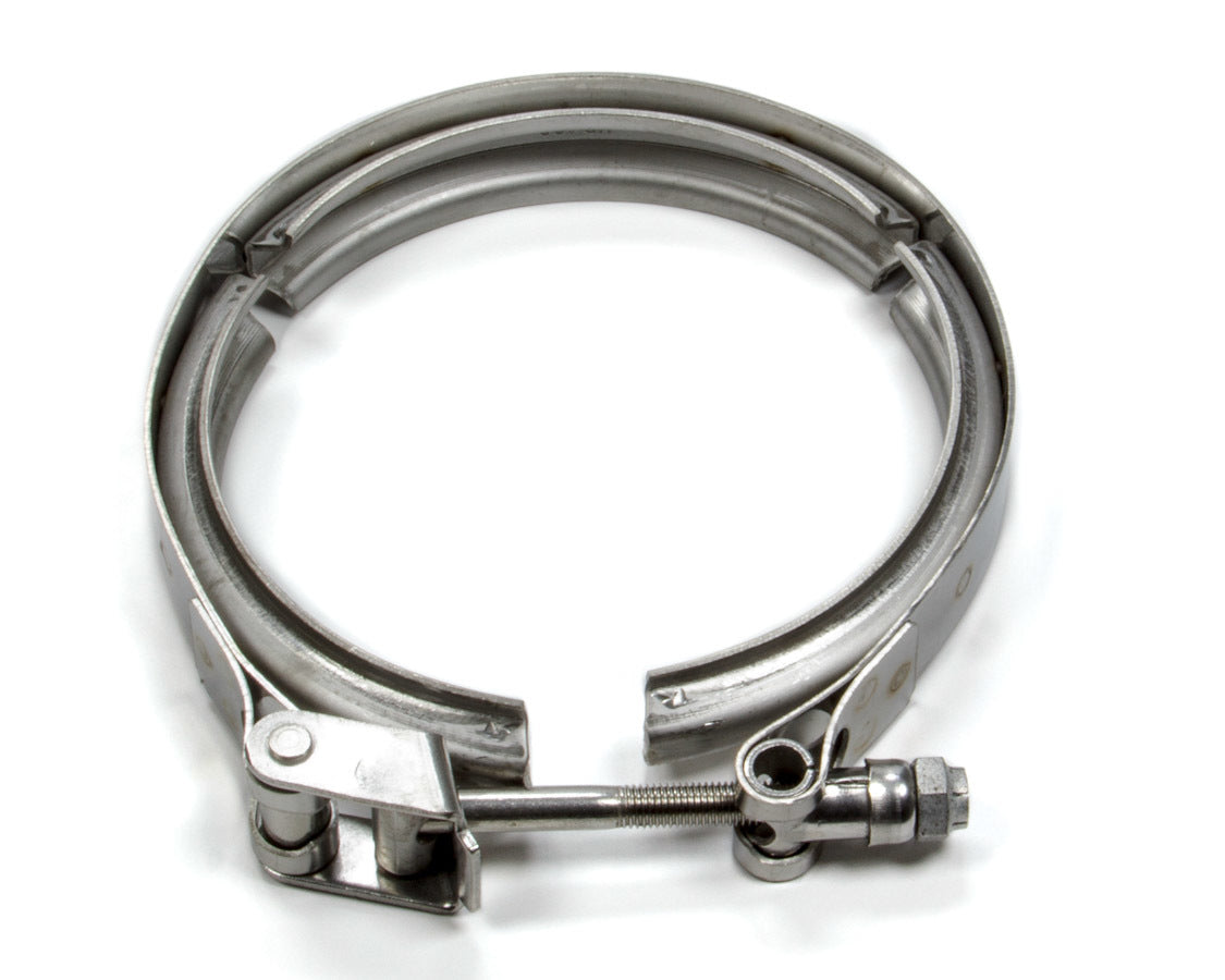Vibrant Performance V-Band Clamp - 4 in V-Band Flange - Stainless - Natural - Each