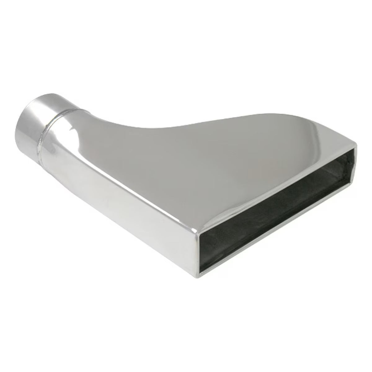 Vibrant Performance Exhaust Tip - Weld-On - 2.5 in Inlet - 1.875 x 7.75 in Rectangle Outlet - 9.5 in Long - Single