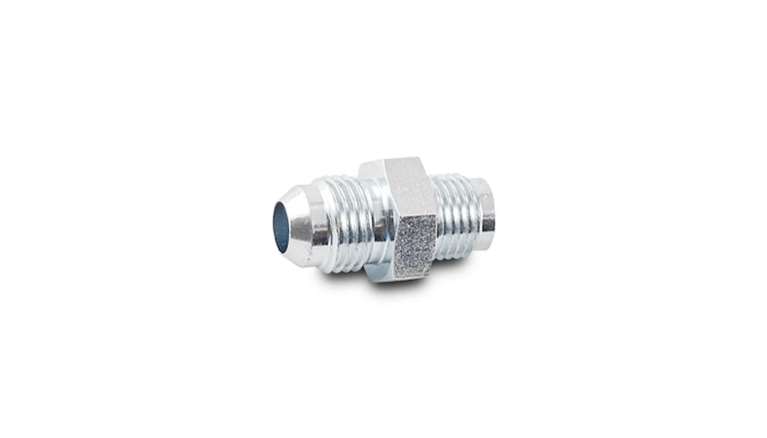 Vibrant Performance Fitting - Adapter - Straight - 6 AN Male to 5/8-18 in Inverted Flare Male - Steel - Zinc Plated -
