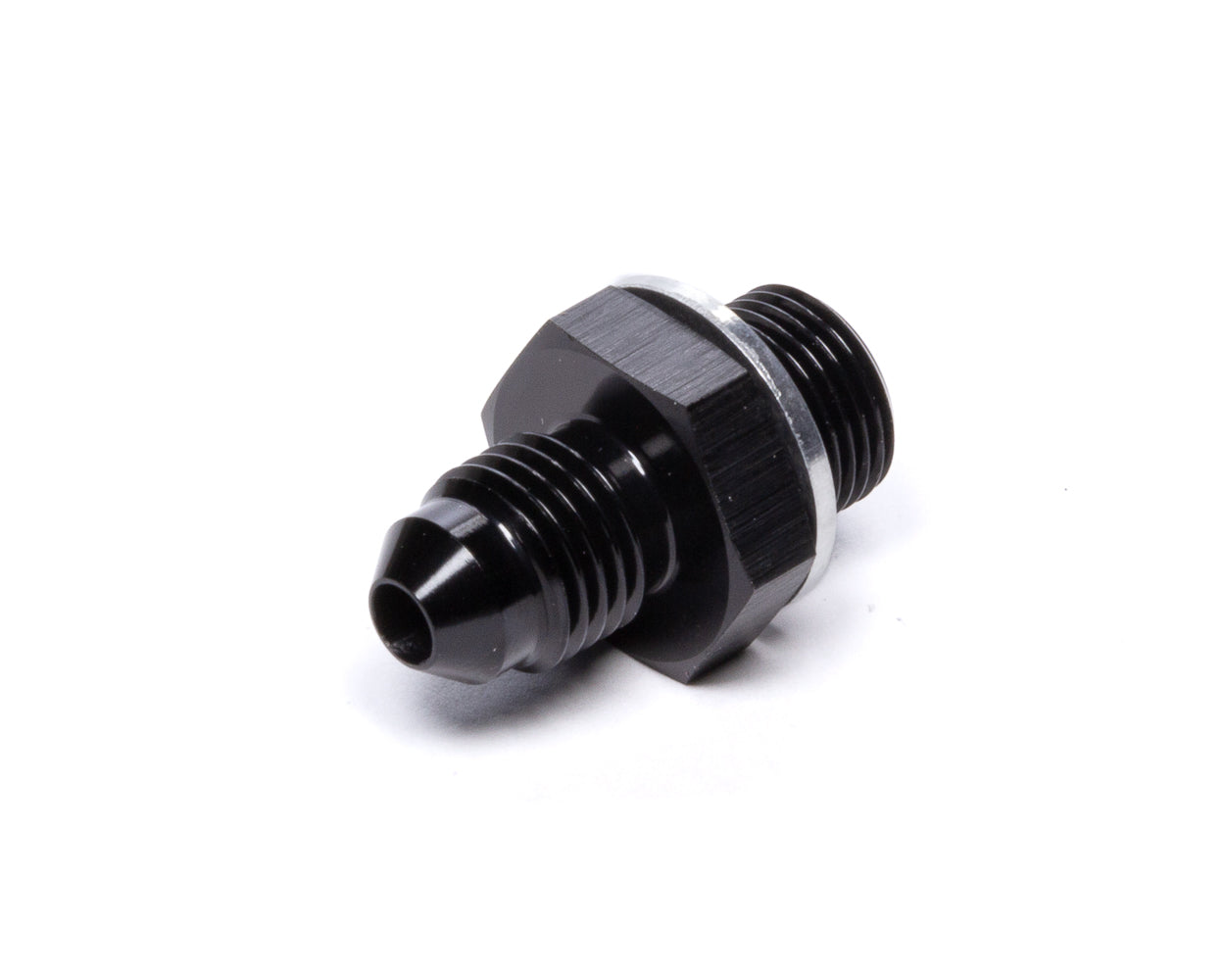 Vibrant Performance Fitting - Adapter - Straight - 4 AN Male to 12 mm x 1.00 Male - Aluminum - Black Anodized - Each