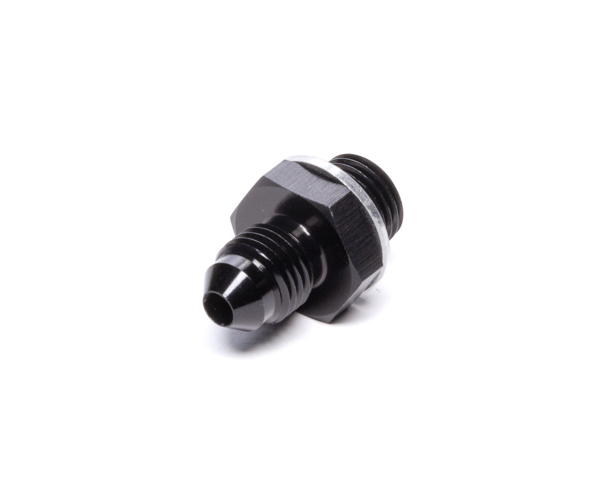 Vibrant Performance Fitting - Adapter - Straight - 4 AN Male to 12 mm x 1.25 Male - Aluminum - Black Anodized - Each