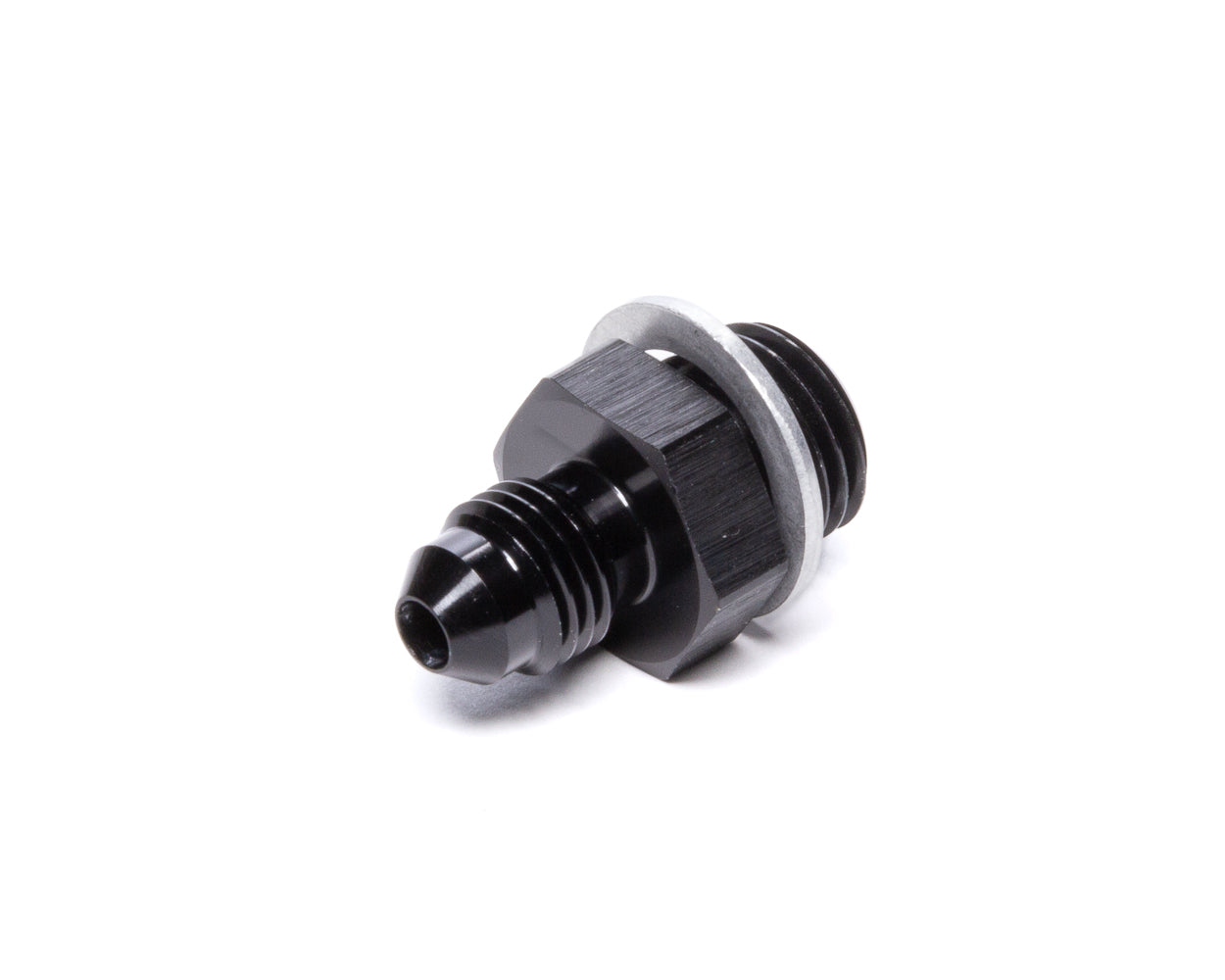 Vibrant Performance Fitting - Adapter - Straight - 4 AN Male to 14 mm x 1.50 Male - Aluminum - Black Anodized - Each