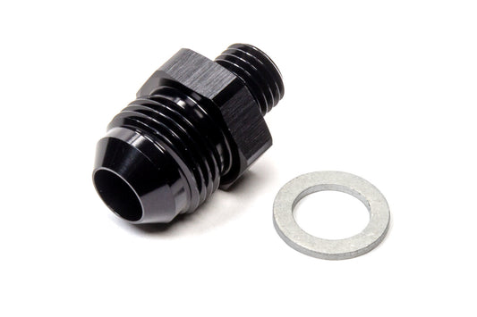 Vibrant Performance Fitting - Adapter - Straight - 8 AN Male to 12 mm x 1.50 Male - Aluminum - Black Anodized - Each