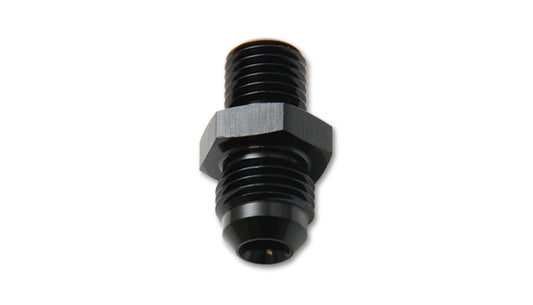 Vibrant Performance Fitting - Adapter - Straight - 10 AN Male to 14 mm x 1.50 Male - Crush Washer - Aluminum - Black