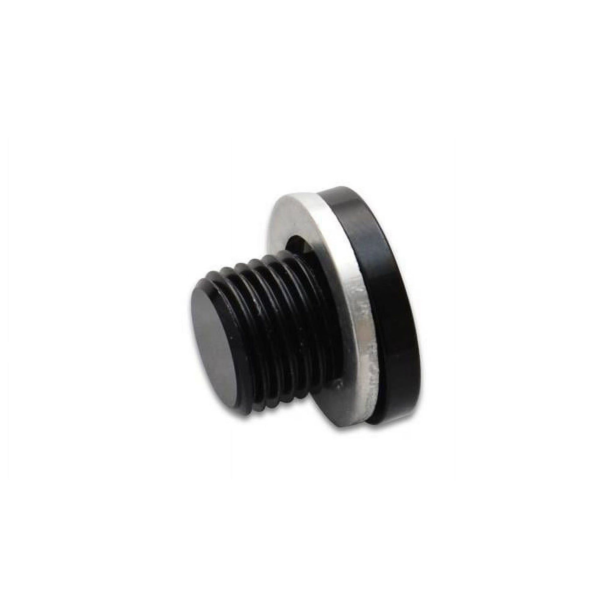 Vibrant Performance Fitting - Plug - 10 mm x 1 - Allen Head - Aluminum - Black Anodized - Each