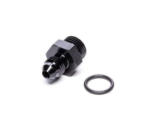 Vibrant Performance Fitting - Adapter - Straight - 4 AN Male Flare to 6 AN O-Ring Male - Aluminum - Black Anodized -