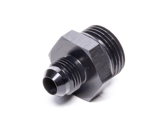 Vibrant Performance Fitting - Adapter - Straight - 6 AN Male Flare to 10 AN O-Ring Male - Aluminum - Black Anodized -