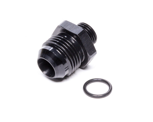 Vibrant Performance Fitting - Adapter - Straight - 10 AN Male Flare to 6 AN O-Ring Male - Aluminum - Black Anodized -