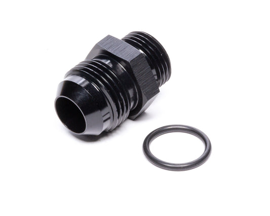Vibrant Performance Fitting - Adapter - Straight - 10 AN Male Flare to 8 AN O-Ring Male - Aluminum - Black Anodized -