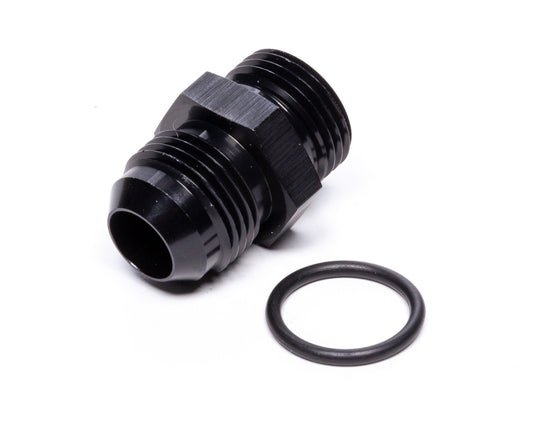 Vibrant Performance Fitting - Adapter - Straight - 10 AN Male Flare to 10 AN O-Ring Male - Aluminum - Black Anodized -