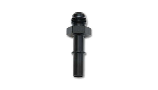 Vibrant Performance Fitting - Adapter - Straight - 8 AN Male to 3/8 in SAE Male Quick Disconnect - Aluminum - Black
