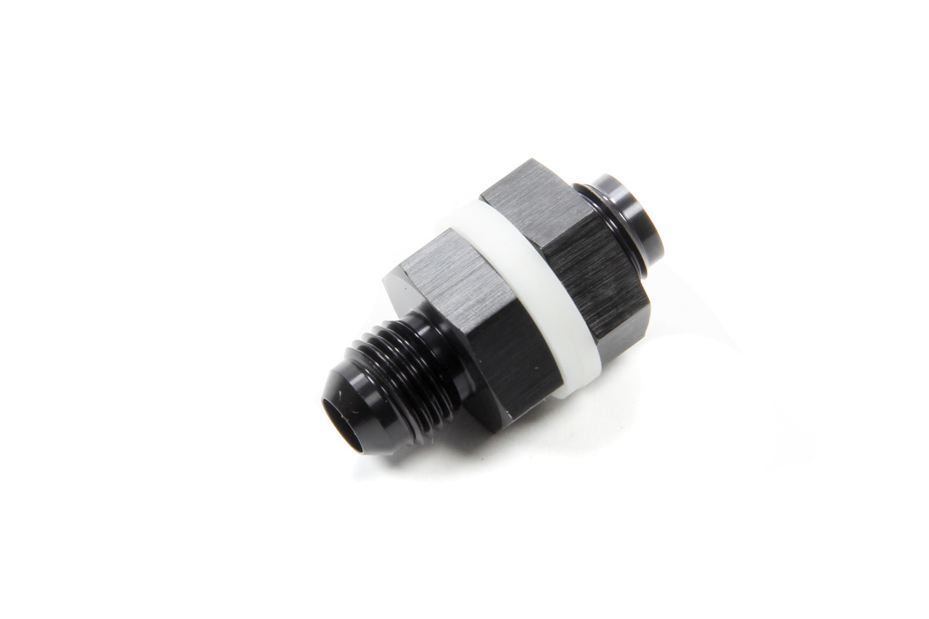 Vibrant Performance Fitting - Bulkhead - Straight - 6 AN Male to 6 AN Male Bulkhead - PTFE Gaskets Included - Aluminum