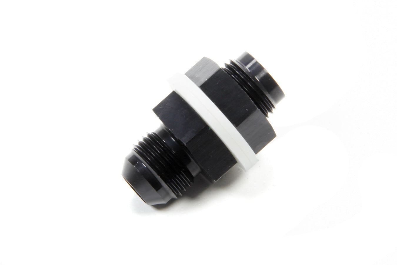Vibrant Performance Fitting - Bulkhead - Straight - 8 AN Male to 8 AN Male Bulkhead - PTFE Gaskets Included - Aluminum