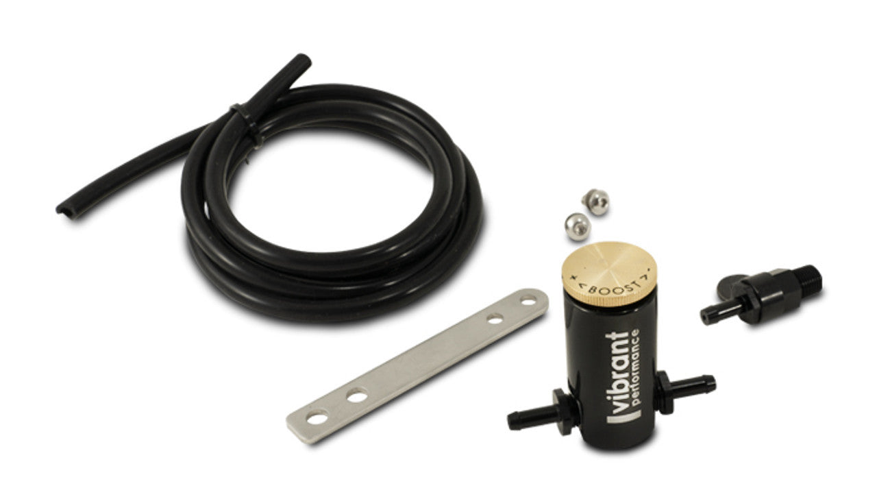 Vibrant Performance Boost Controller - Manual - Tubing Included - Aluminum - Black Anodized - Kit