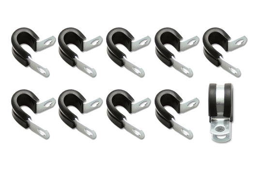 Vibrant Performance Line Clamp - Adel - 0.25 in ID - Rubber Lining - Stainless - Set of 10