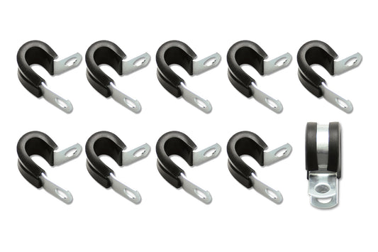 Vibrant Performance Line Clamp - Adel - 0.375 in ID - Rubber Lining - Stainless - Set of 10