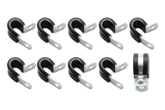 Vibrant Performance Line Clamp - Adel - 0.75 in ID - Rubber Lining - Stainless - Set of 10