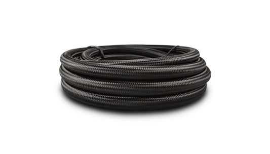 Vibrant Performance Hose - Black Nylon Braided PTFE Flex Hose - 3 AN - 10 ft - Braided Nylon / PTFE - Black - Each