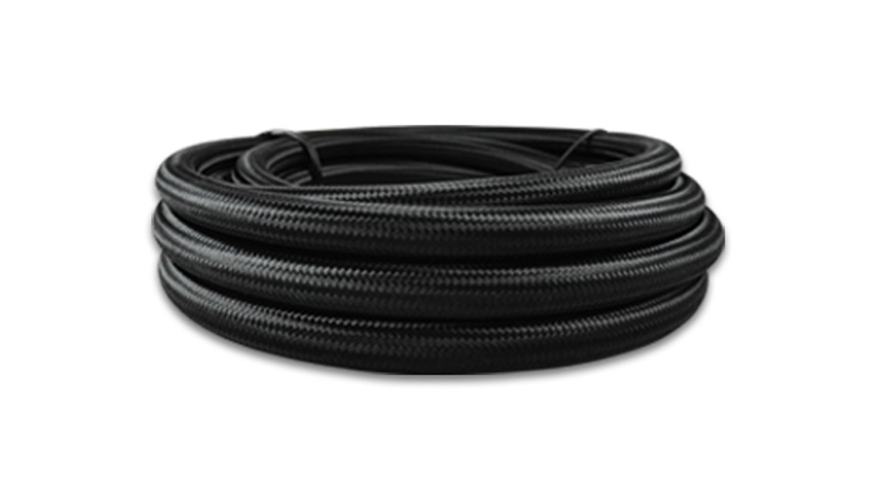 Vibrant Performance Hose - Black Nylon Braided PTFE Flex Hose - 12 AN - 5 ft - Braided Nylon / PTFE - Black - Each