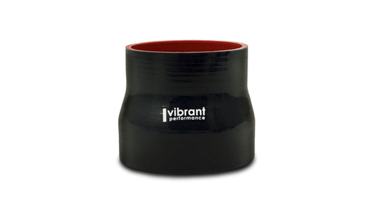 Vibrant Performance Tubing Coupler - Straight - Reducer - 0.200 in Thick Wall - 2-3/4 in Inlet - 3 in Outlet - 4-1/2