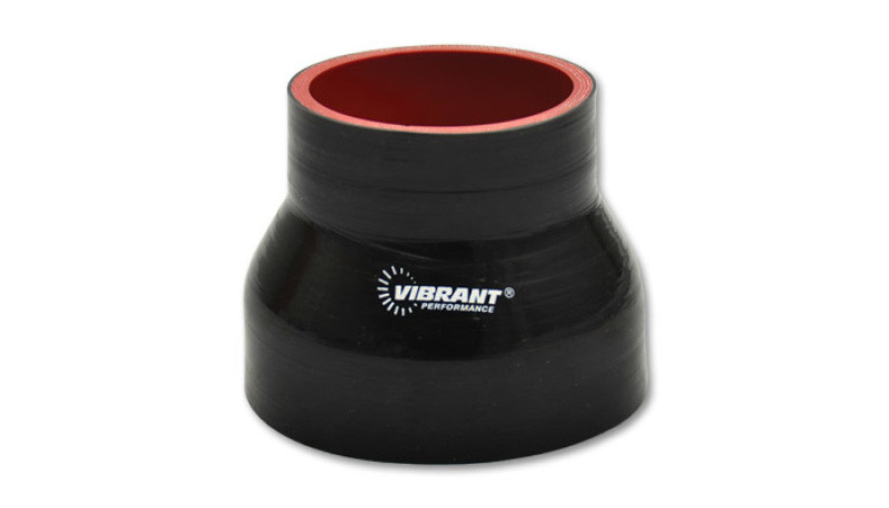 Vibrant Performance Tubing Coupler - Straight - Reducer - 0.200 in Thick Wall - 3 in Inlet - 3-1/2 in Outlet - 4-1/2