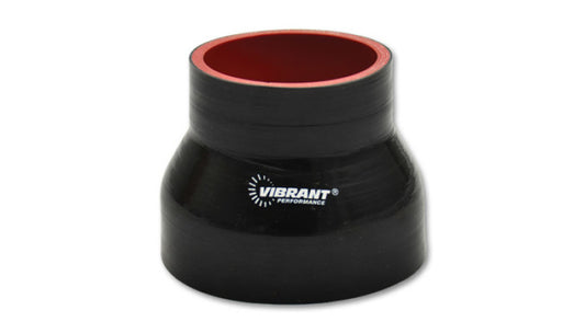 Vibrant Performance Tubing Coupler - Straight - Reducer - 0.200 in Thick Wall - 3 in Inlet - 3-1/2 in Outlet - 4-1/2