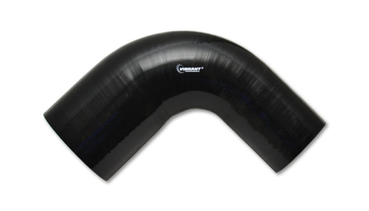 Vibrant Performance Tubing Elbow - Coupler - 90 Degree - 1-3/4 in to 2 in ID - 4 in Leg Length - Silicone - Black - Each