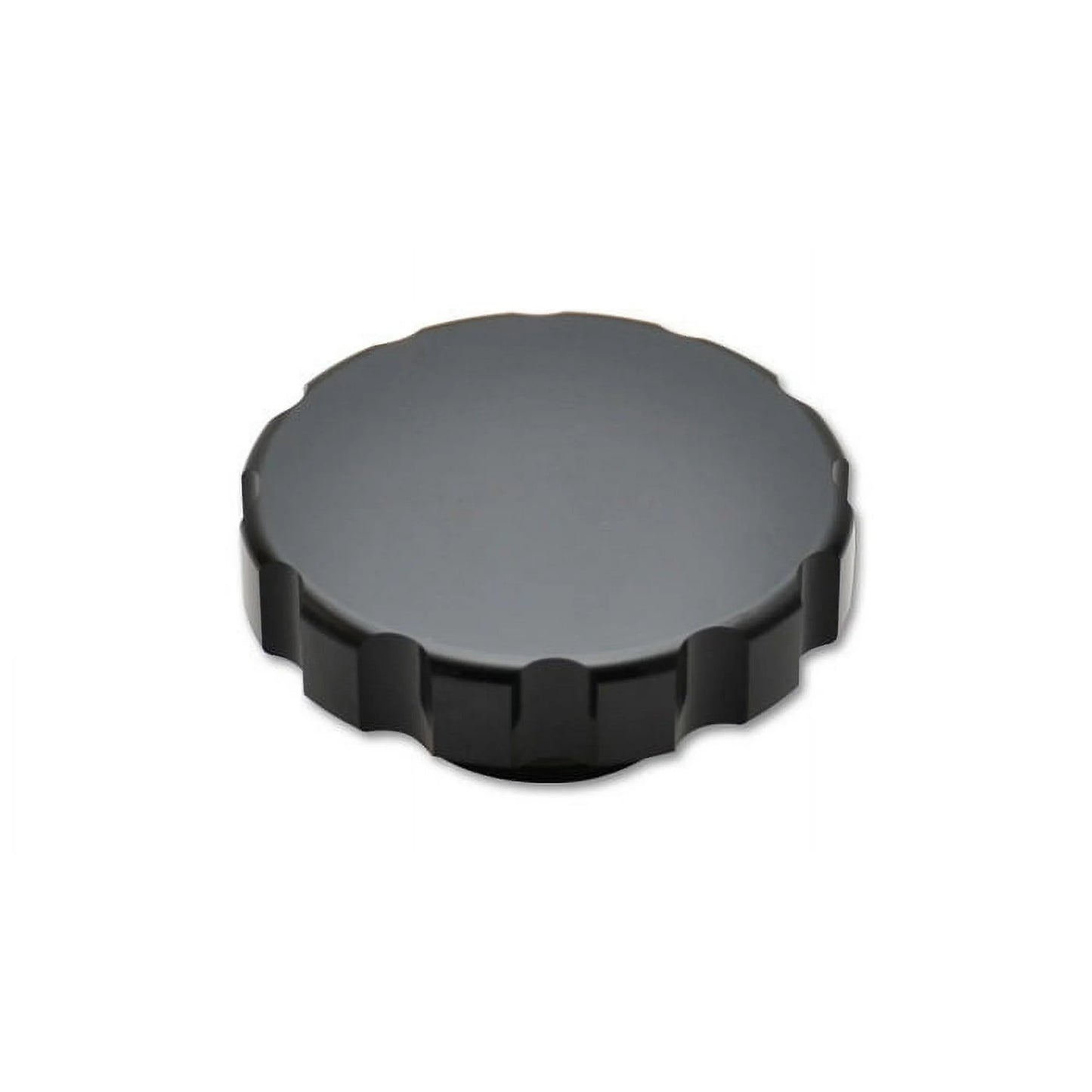 Vibrant Performance Radiator Cap - 16 lb - Round - Aluminum - Black Anodized - Vibrant Weld-On Filler Necks - Each
