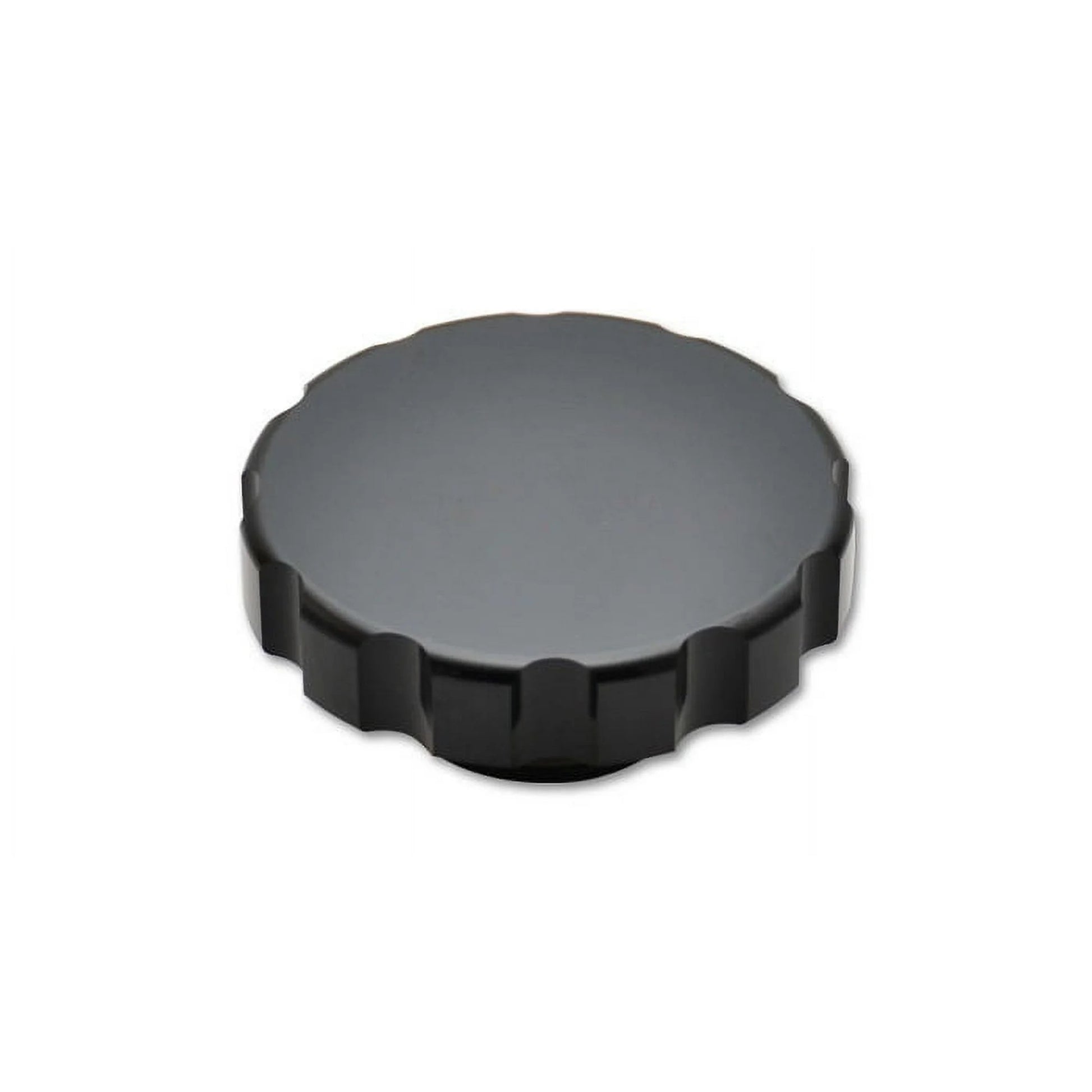 Vibrant Performance Radiator Cap - 16 lb - Round - Aluminum - Black Anodized - Vibrant Weld-On Filler Necks - Each