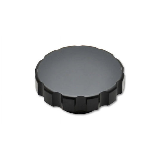 Vibrant Performance Radiator Cap - 16 lb - Round - Aluminum - Black Anodized - Vibrant Weld-On Filler Necks - Each