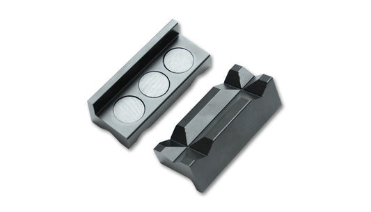 Vibrant Performance Vise Insert - Vise Jaws - Aluminum - Black Anodized - Pair