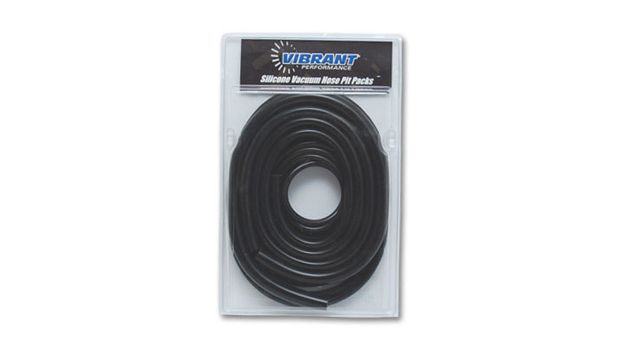 Vibrant Performance Hose - Vacuum - Various Lengths - Various ID - Silicone - Black - Kit