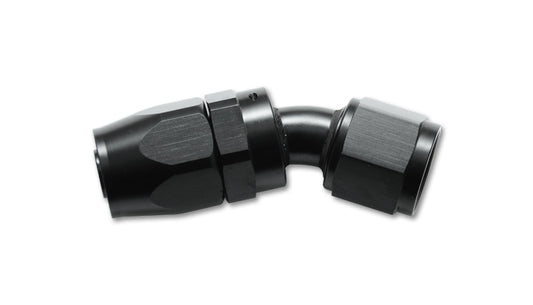 Vibrant Performance Fitting - Hose End - 30 Degree - 16 AN Hose to 16 AN Female - Swivel - Aluminum - Black Anodized -