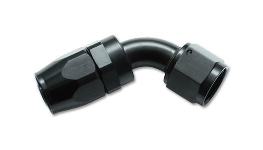 Vibrant Performance Fitting - Hose End - 60 Degree - 20 AN Hose to 20 AN Female - Swivel - Aluminum - Black Anodized -