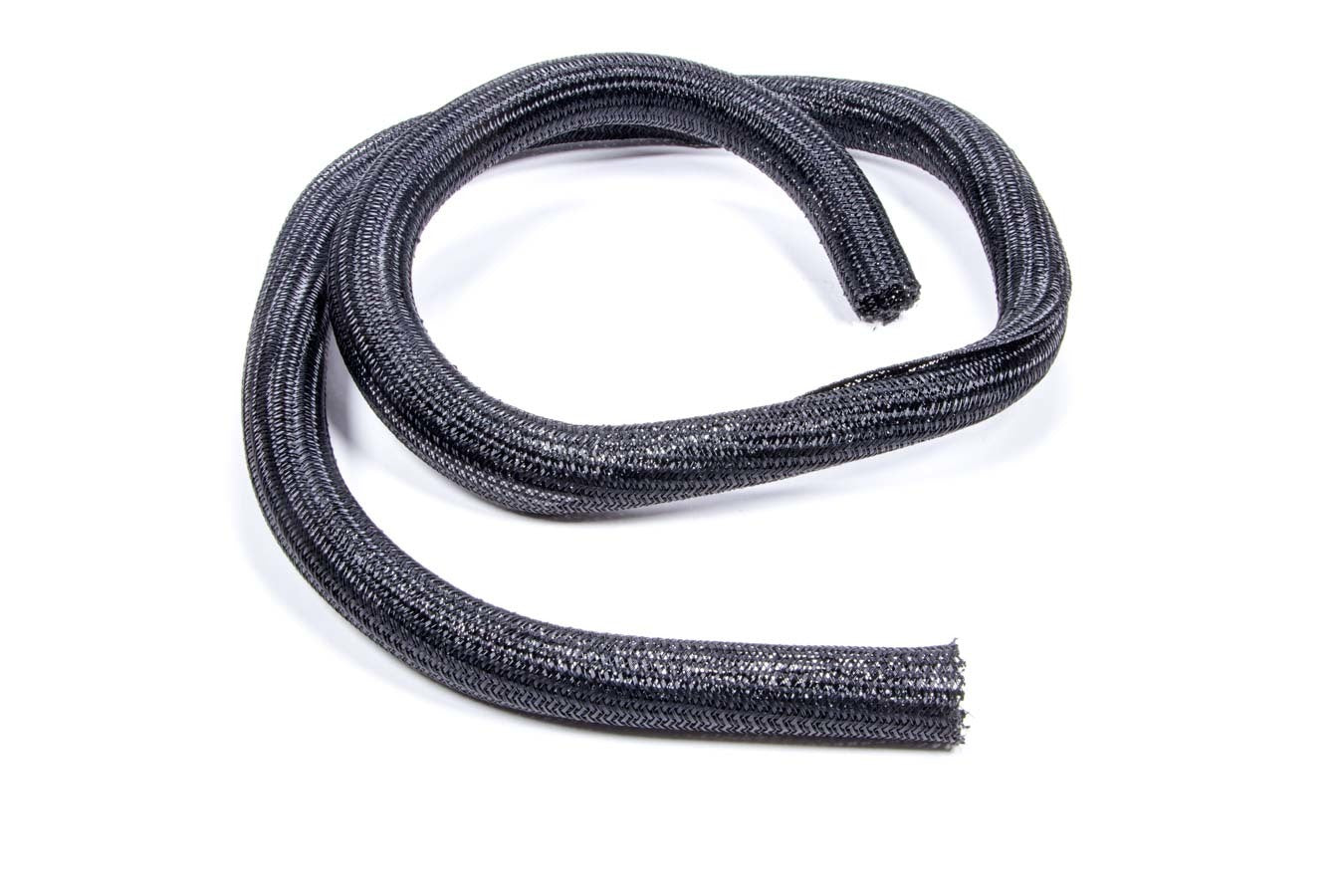 Vibrant Performance Hose and Wire Sleeve - 1 in Diameter - Split - 5 ft - Braided Plastic - Black - Each