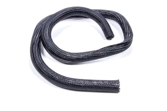 Vibrant Performance Hose and Wire Sleeve - 1 in Diameter - Split - 5 ft - Braided Plastic - Black - Each