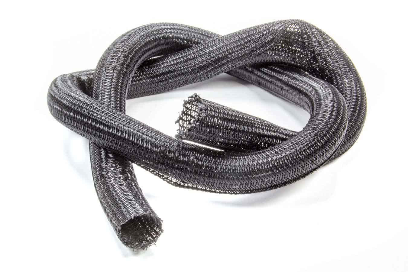 Vibrant Performance Hose and Wire Sleeve - 1-1/2 in Diameter - Split - 5 ft - Braided Plastic - Black - Each