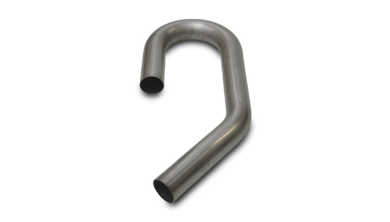 Vibrant Performance Exhaust Bend - U/J - 180 / 45 Degree - Mandrel - 4 in Diameter - 6 in Radius - 7.5 x 8.5 x 10 in