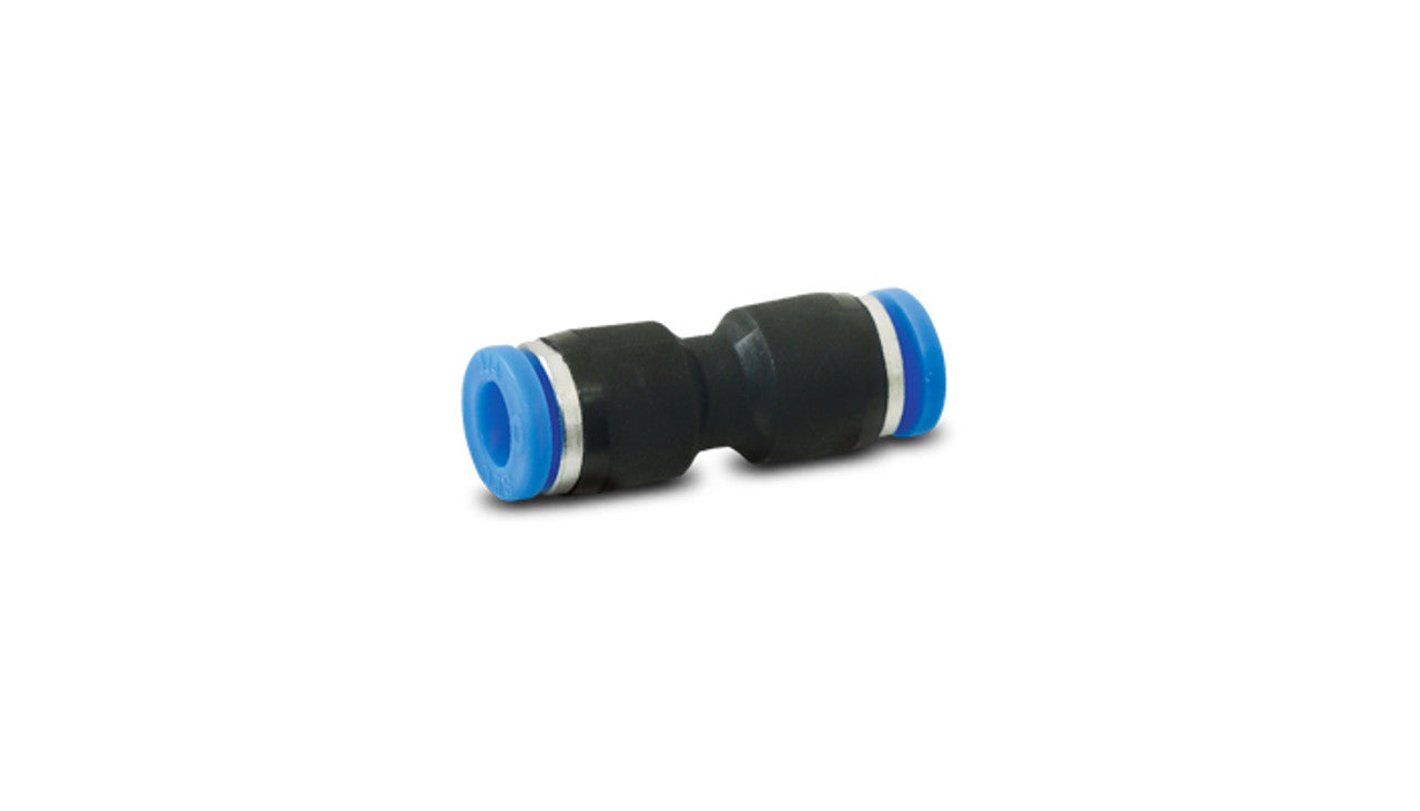 Vibrant Performance Fitting - Adapter - Straight - 5/32 in NPT Male to 5/32 in Female Pushlock - Stainless / Plastic -