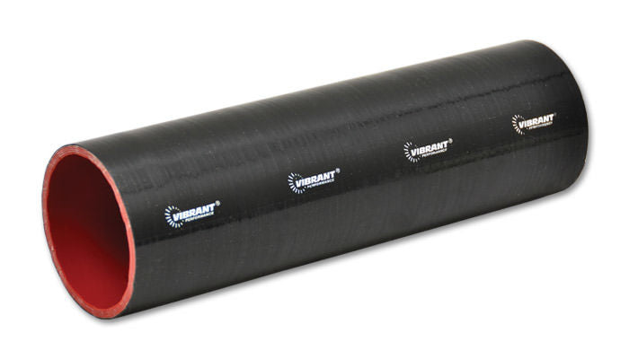 Vibrant Performance Tubing Coupler - Straight - 4-1/2 in ID - 12 in Long - Silicone - Black - Each