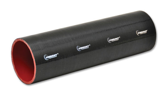 Vibrant Performance Tubing Coupler - Straight - 4-1/2 in ID - 12 in Long - Silicone - Black - Each