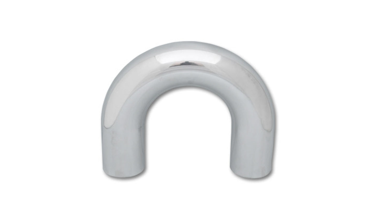 Vibrant Performance Aluminum Tubing Bend - 180 Degree - Mandrel - 4 in Diameter - 5.938 in Radius - 4 in Legs - 2.1 mm